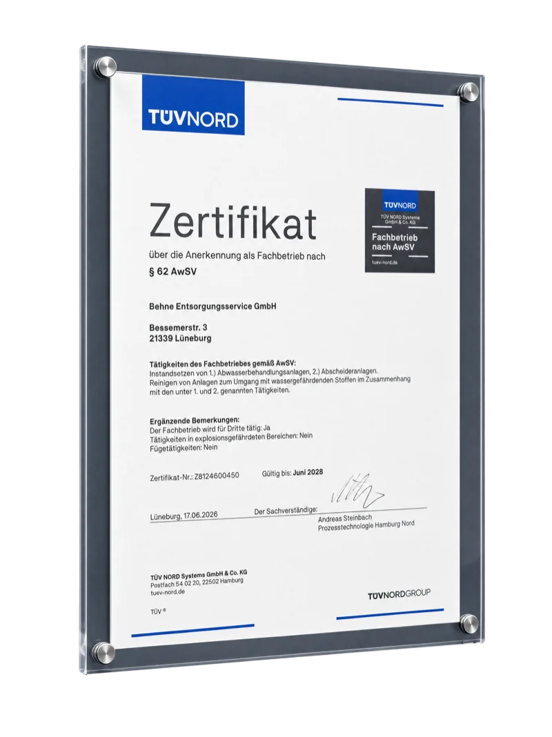 AwSV Zertifikat